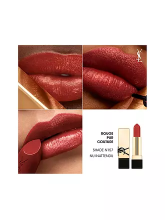 YVES SAINT LAURENT | Lippenstift - Rouge Pur Couture Lippenstift (08 Bitten Brown) | dunkelrot